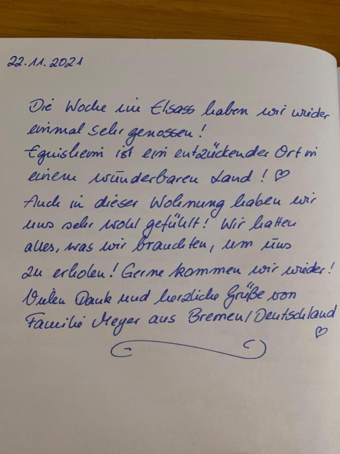 Gite Edelweiss à Eguisheim Esterno foto